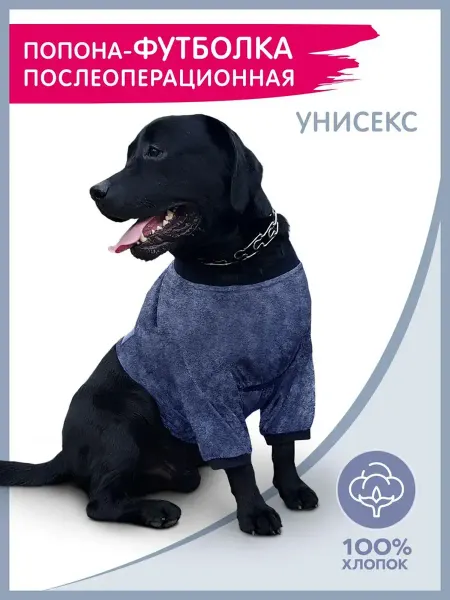 МУРЛЭНД Попона для собак послеоперационная, футболка