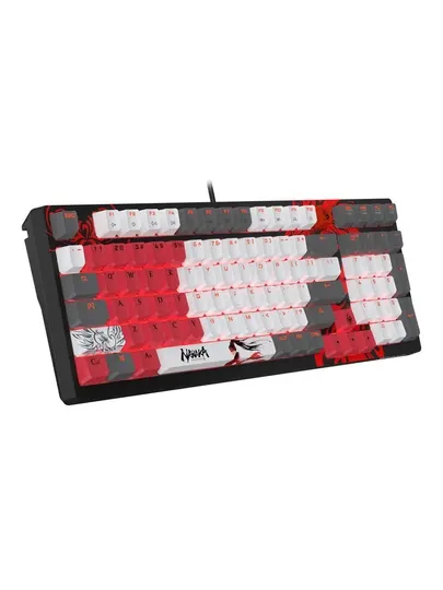 Игровая клавиатура проводная с RGB подсветкой Naruto