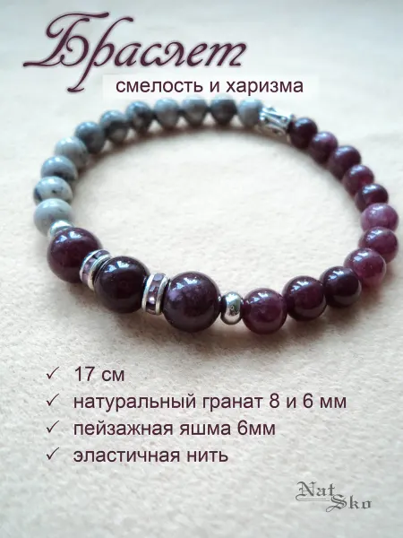 NatSko Браслет-оберег Смелость и Харизма