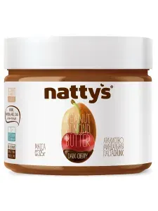 Nattys Шоколадная паста без сахара с орехами и вишней, 325 гр