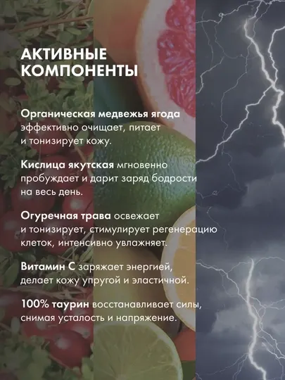Супер бодрящий мужской гель для душа "Белый медведь" Natura Siberica, 250 мл