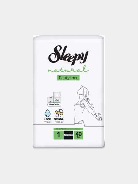 Sleepy Natural Ежедневные прокладки №1 Normal, 40 шт