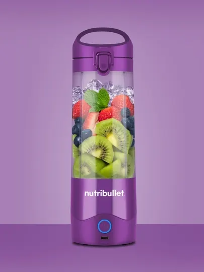 Блендер портативный мини Nutribullet NBP003PU, аккумуляторный, 475 мл