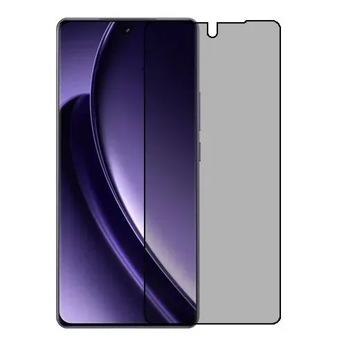 Realme GT Neo6 защитный экран из приватной плёнки (силикон)