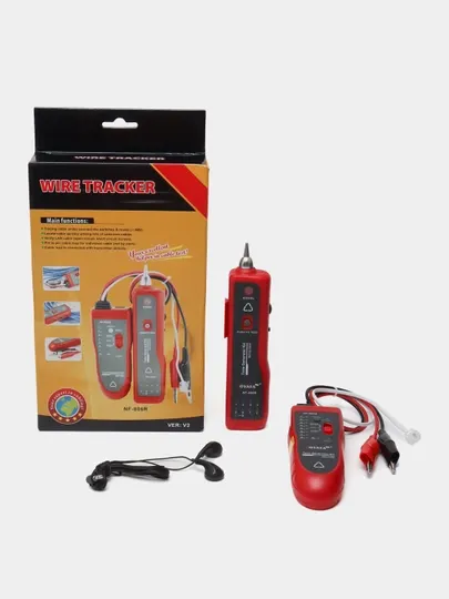 Проволочный тестер для кабелей RJ45, RJ11 и электрических проводов Noyafa NF-806