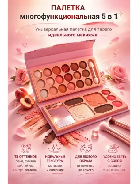 Nib37 Палетка теней для век набор косметики подарочный