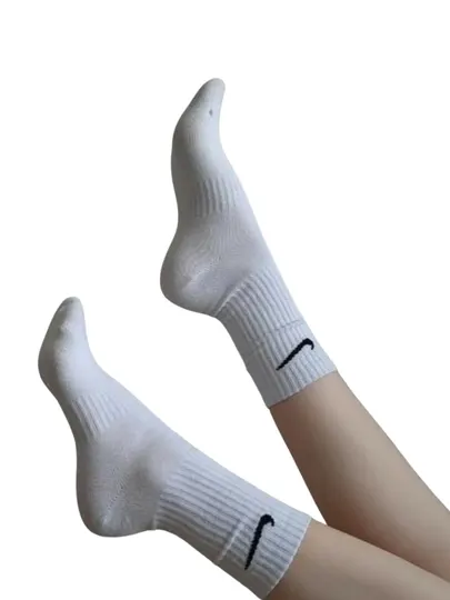Классические носки Nike – белые, чёрные и серые (Unisex) 39-44