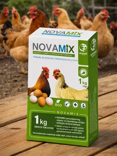 Витаминно-минеральная добавка для птицы NOVAMIX, 1 кг