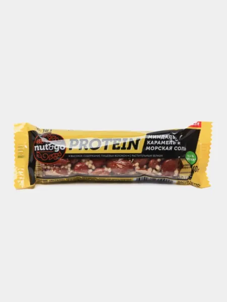 Батончик Protein NUT&GO миндаль KA 36гр 18 шт