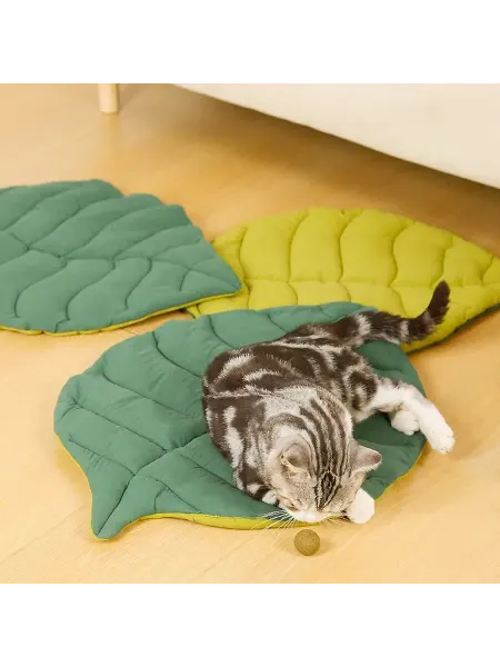 NyanPet Мягкий красивый коврик - подстилка для кошек и собак "лист"