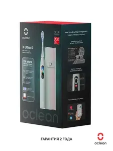 Электрическая зубная щетка Oclean X Ultra мятно-зеленый