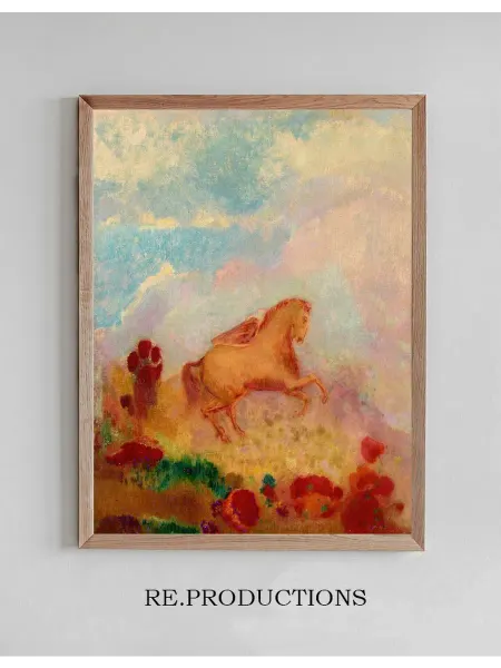 Re.productions Постер Pégase - Odilon Redon