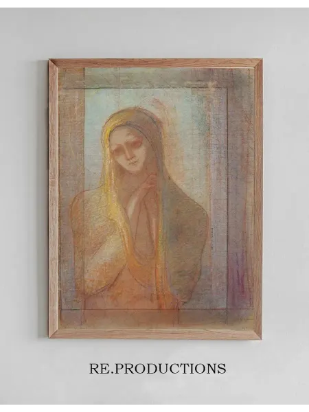 Re.productions Постер La Souffrance - Odilon Redon