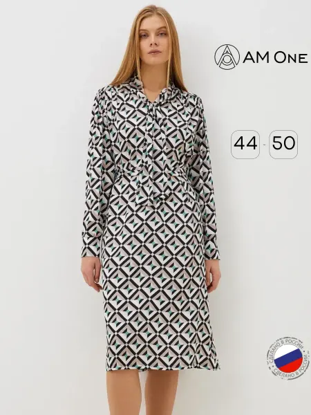 AM One Платье летнее вечернее офисное повседневное