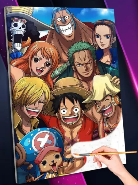 Живопись по номерам Картина по номерам Ван Пис One Piece Аниме
