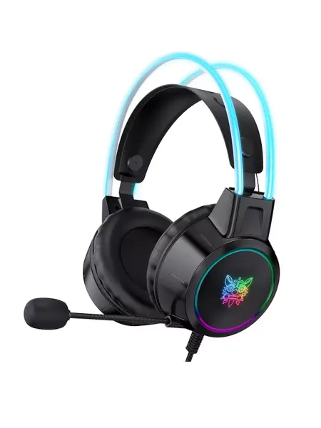 Наушники игровые RGB ONIKUMA X15Pro с микрофоном проводные