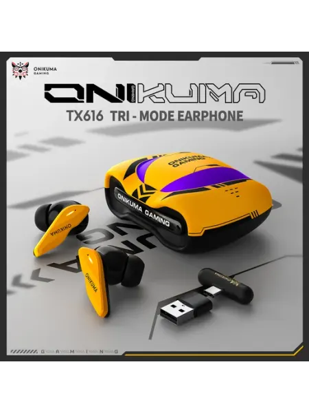 ONIKUMA Беспроводные игровые TWS-наушники TX616 с встроенным микрофо…