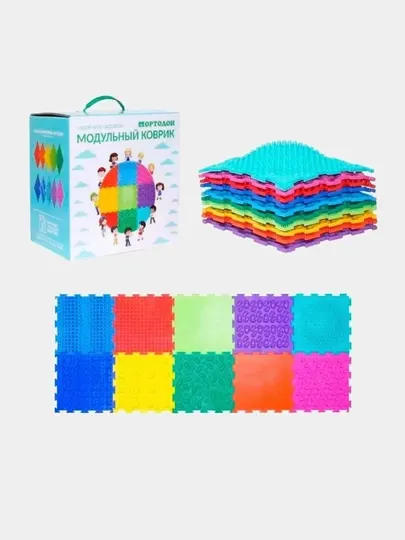 Ортопедический коврик-головоломка Ortho-puzzle для развития стоп