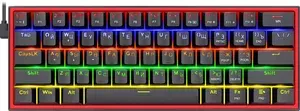 Redragon Игровая клавиатура проводная , (Outemu Brown), Русская раскладка, черный, красный