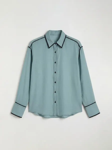 LC Waikiki Женская рубашка oversize из аэробина