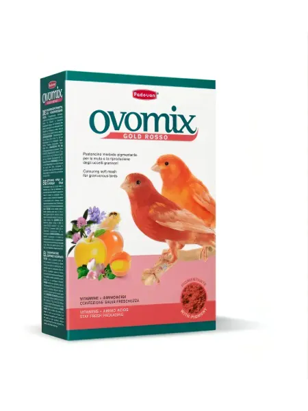 PADOVAN OVOMIX GOLD rosso Корм для разведения красных канареек и пти…