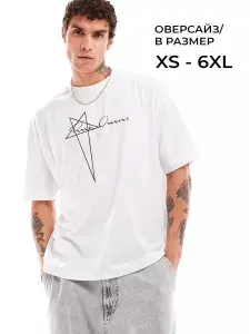 Футболка Rick Owens оверсайз