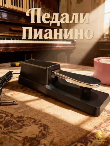 Педаль сустейна универсальная для синтезатора и цифрового пианино
