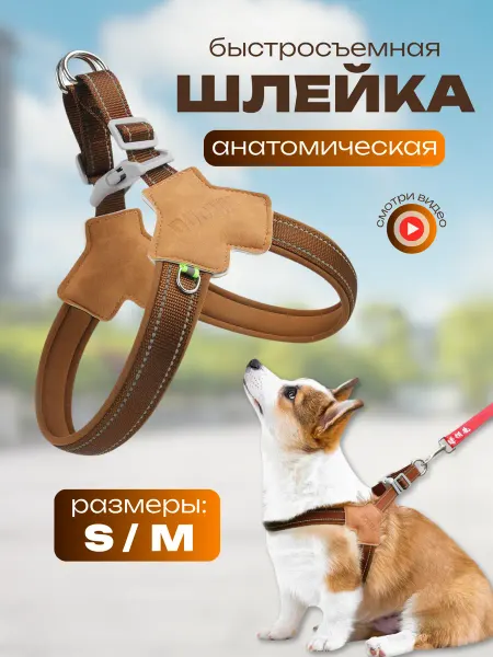 OYshop Шлейка для собак мелких и средних пород