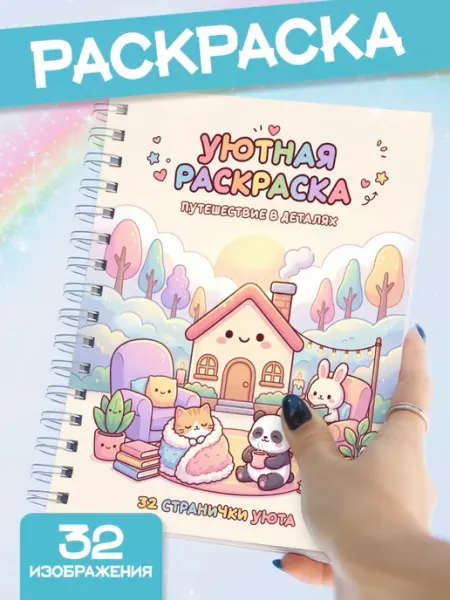 Pank.serg Милая раскраска антистресс для детей и взрослых