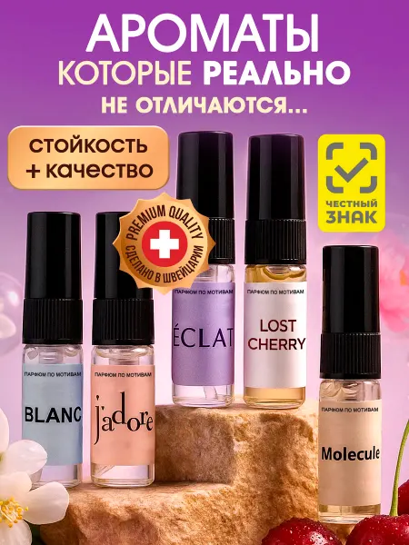 Parfume de Paris Набор пробников женских духов