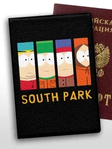 Обложка на паспорт Южный парк South park Кенни Эрик Кайл