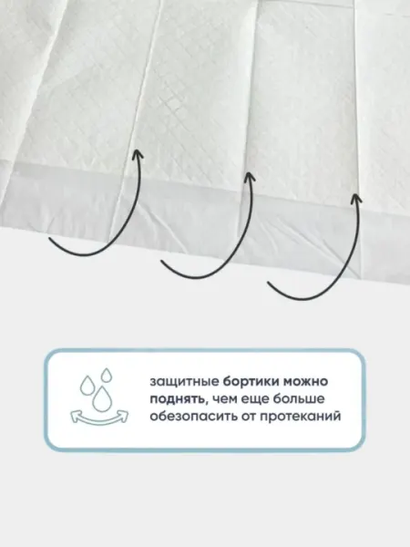 Пеленки одноразовые Paw Picks, экономка впитывающие для собак и кошек