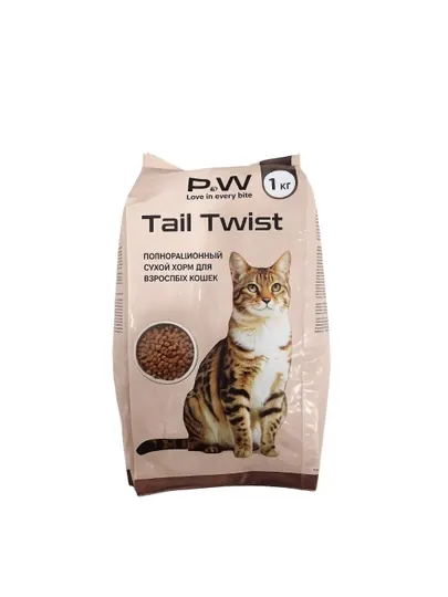 Сухой корм для кошек PawPicks Tail Twins с рыбой 1 кг