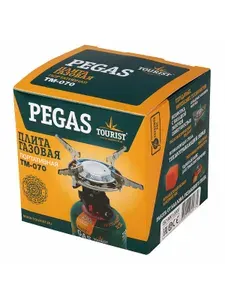Мини-плита газовая туристическая в чехле PEGAS (TM-070)