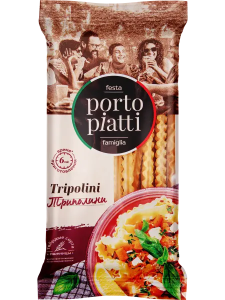 Макароны PORTO PIATTI Триполини