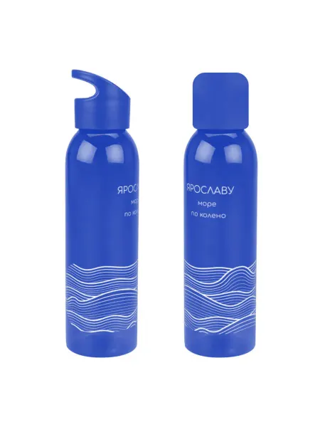 PICHSHOP Бутылка синяя для воды с именем Ярослав спортивная