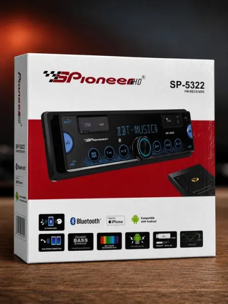 Автомобильный магнитофон PioneerHD SP-5322 BT
