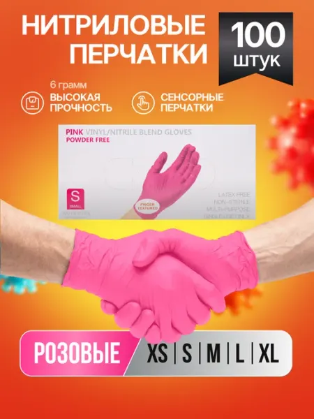 Wally Plastic Russia Хозяйственные перчатки нитриловые виниловые