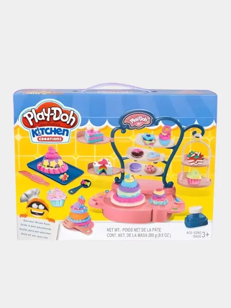 Набор для лепки Play-Doh, детский пластилин, детская кухня, детская кондитерская