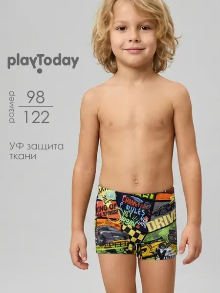 PlayToday Купальные плавки шорты с УФ защитой для пляжа и бассейна