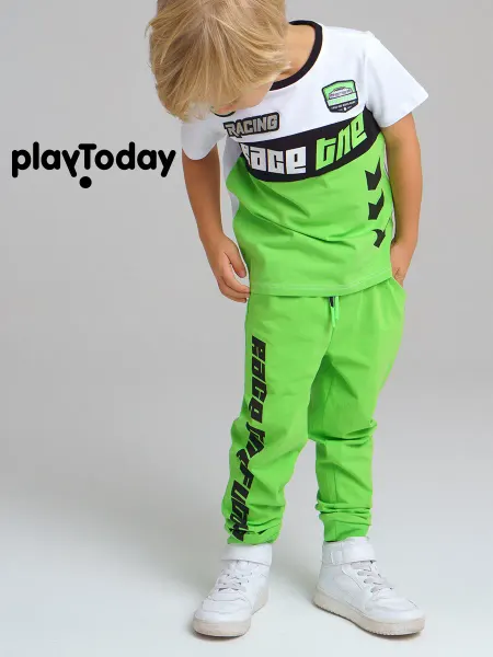 PlayToday Костюм детский летний футболка и штаны в садик