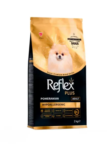 Reflex Plus для померанских шпицов гипоаллергенный 2 кг