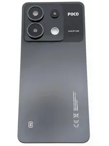 Poco X6 Задняя крышка со стеклами камеры черная