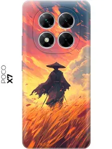Силиконовый чехол на Poco X7 с принтом "Ронин"