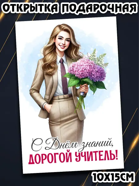 Podarkez Открытка на начало учебного года