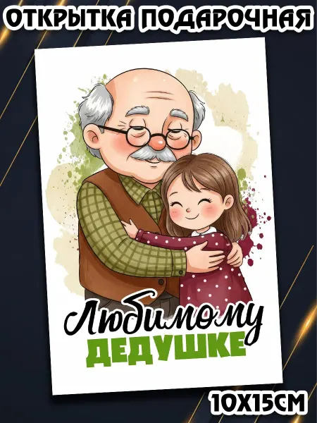 Podarkez Сувенир для дедушки с днём рождения оригинальный