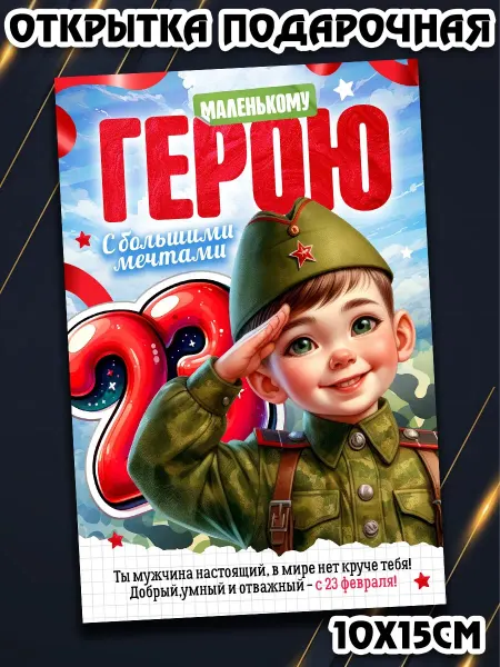 Podarkez Сувенир для детей на день защитника оригинальный