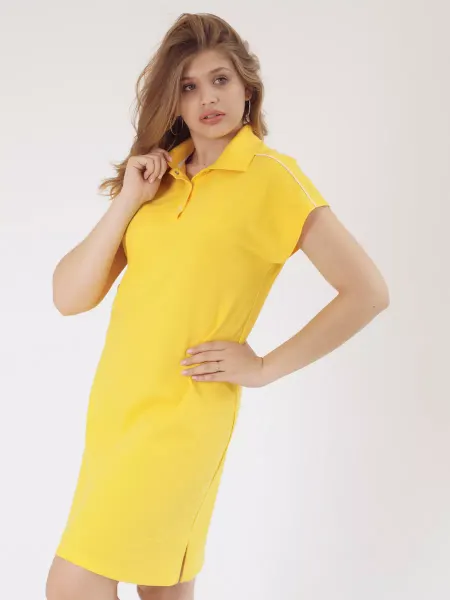 ZNAKAMI polo Платье-поло с коротким рукавом