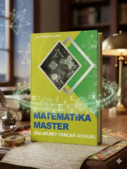 Математика мастер, Тожпулатов Ж. С обязательные предметы, книга для абитуриентов ВУЗ тесты