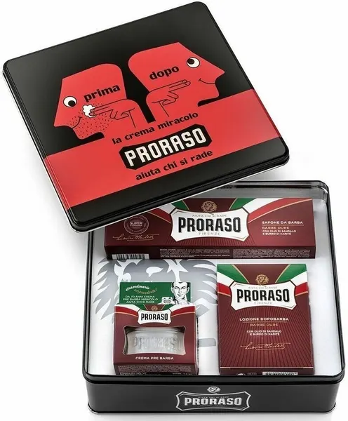 Подарочный набор Proraso "Primadopo", для бритья, сандал, масло ши